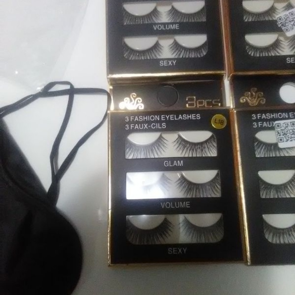New 4 Set Luxury Natural 3D Eyelash Long Glam + 4 - Picture 6 of 7